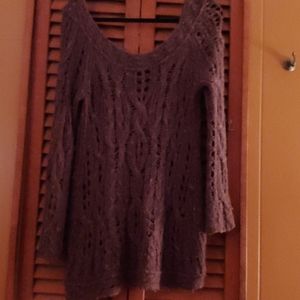 Free People Open Knit Sweater
